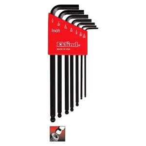 Set chei locas hexagonal cu cap sferic 5/64"-1/4"/ 7 piese