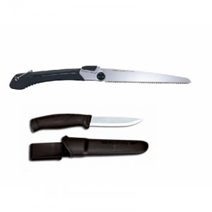 Set cutit, Morakniv companion si fierastrau Tajima - Img 2