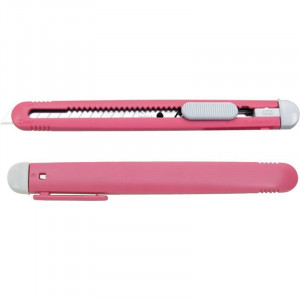 Set Cutter / cutit utilitar mic NT Cutter - 9mm + 10 lame de schimb + placa de taiere A4+ rigla 30cm - Img 15
