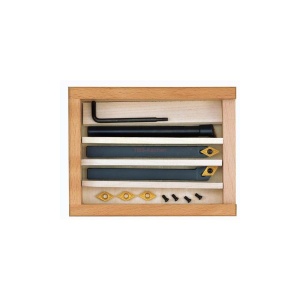 Set de 3 cutite strung cu placute amovibile, Proxxon 24555, 8x8x90 - Img 8