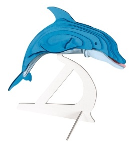 Set de constructie din lemn „Delfin”, debitat cu laser Pebaro - Img 3
