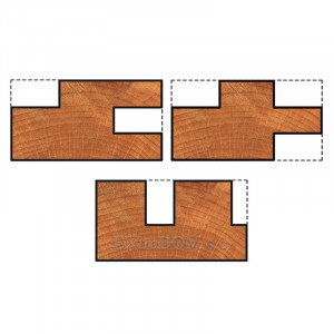 Set freze pentru lemn, Wolfcraft - Img 3