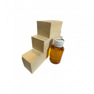 SET HOBBY TEI 50 TUNG Set 4 blocuri din lemn de tei pentru cioplit 47 x 47 mm cu 100 ml ulei tung - Img 2
