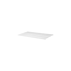 Set polita plasa metalica Dolle Gridboards 800x406x10 mm, alba, pentru rafturi modulare
