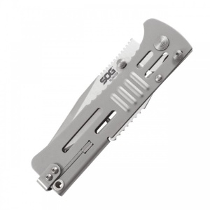 SJ31-CP Briceag SlimJim Clip Point Satin, SOG - Img 17