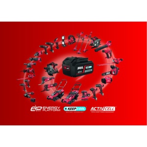 SKIL 3112 BA, Set incarcator si doi acumulatori Li-Ion 20V Max, 4.0Ah, PWRCORE 20, indicator LED - Img 5