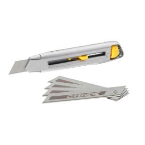 Stanley 0-10-018, Cutter interlock metalic, 165mm + o lama segmentata 18mm - Img 9