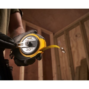 Stanley 0-34-134, ruleta fatmax inchisa 30m, cu banda din fibra de otel, carabina cu agatatoare, angrenaj de multiplicare, 30m x 10mm, blister - Img 4
