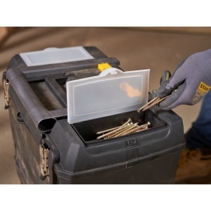 Stanley 1-93-968, Sistem modular pentru scule 2 in 1 Mobile Work, rulabil, maner rabatabil - Img 12