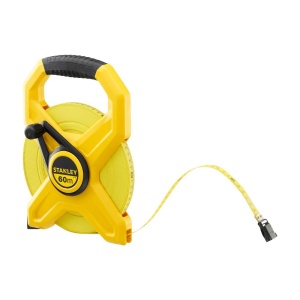 Stanley 2-34-795, ruleta deschisa cu banda din fibra de sticla 60m, masurari de precizie, tru-zero, rezistenta la coroziune, 60m x 13mm, blister - Img 3