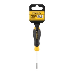 Stanley STHT16161-0, surubelnita Cushion Grip cu varful cruce Pozidrive PZ0 si lungimea tijei de 60mm, PZ0x60 - Img 3