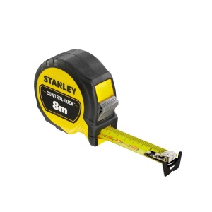 Stanley STHT37232-0, Ruleta 8m CONTROL-LOCK™, BladeArmor®, protectie din cauciuc, frana de deget, magnet detasabil, rupere la 3.5m, tru-zero, 8m x 25mm - Img 3