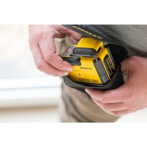 Stanley STHT77640-1, nivela laser cross 360 grade, cu linie in cruce, lumina rosie, prindere trepied, Quicklink, raza actiune 20m, include 4 baterii AA, trepied si husa - Img 4