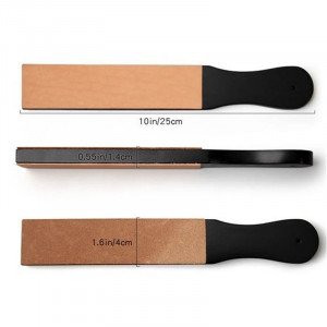 Strop din piele cu doua fete (aspra/fina) pentru pielarie Wuta (250 x 40 mm) - Img 6