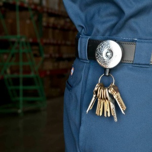 Suport de chei retractabil cu cablu kevlar de 120 cm, Key-Bak - Img 3