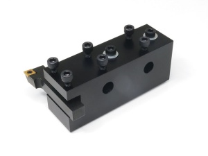 Suport lateral frontal pentru scule multiple, 10mm, pentru strung Sherline - Img 8