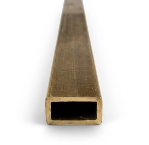 Teava dreptunghiulara din alama, lungime 500 mm