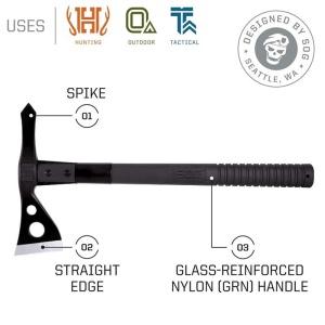 Tomahawk tactic SOG , otel inoxidabil 420, muchie 69 mm - Img 16