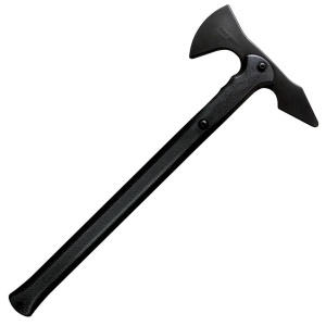 Topor de antrenament Cold Steel Trench Hawk Trainer CS-92BKPTH, Santoprene rezistent la impact, replica pentru arte martiale si antrenament