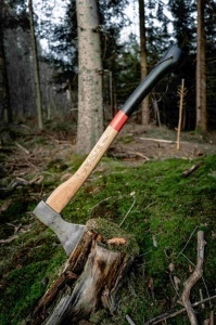 Topor Rheinland Axe cu teaca din piele Adler Tools - Img 3