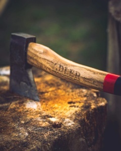 Topor Scout Hatchet cu teaca din piele Adler Tools - Img 12