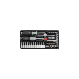 Trusă chei tubulare WGB 1/4", 36 piese, crom-vanadiu