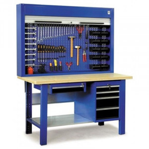1500-5 Banc de lucru 1500mm cu blat din lemn de fag multistrat - Img 2