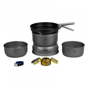 150253 25-3 HA Set serie 25 din ALUMINIU ANODIZAT, pentru gatit in camping, Trangia - Img 2
