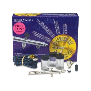 155-7 Set aerograf Anthem Deluxe dubla actiune, Badger - Img 7