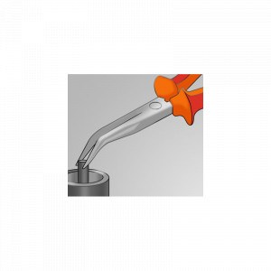 512/1VDEBI Cleste/Patent izolat cu varfuri semirotunde indoite si tais, Unior - Img 4