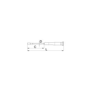 629E Surubelnite cu cap tubular pentru modelism/hobby, Unior - Img 2