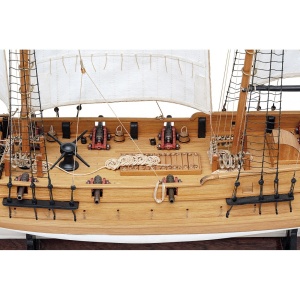 Adventure - Nava de pirati 1760, Navomodel Amati, Scara 1:60, Lungime 78cm - Img 12
