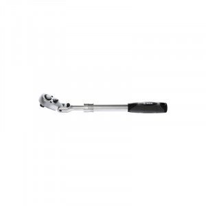 Antrenor cu clichet WGB 3/8", cu intermediar cardanic și mner telescopic, crom-vanadiu - Img 3