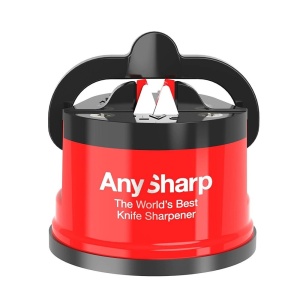 ANY-Red Dispozitiv de ascutit cutite cu carcasa plastic, Red, Anysharp - Img 1