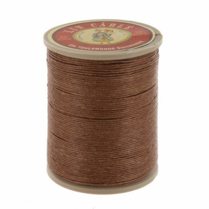 Ata de cusut piele Fil Au Chinois Cable Linen N°432 0.63 mm 25 m - Img 11