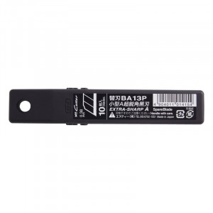 BA-13P Set 10 lame cutter segmentate negre de tip A- 9mm, NT Cutter - Img 3