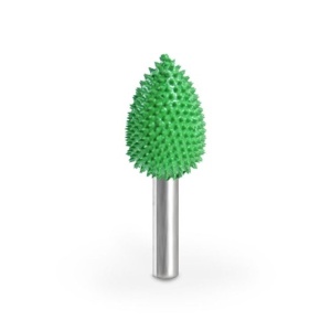 Biax sculptura lemn SABURR - Cap forma flacara 5/8" X 3/4" - Img 3