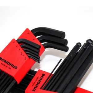 Bondhus 10999, Set 9 chei L HEX BLX9M, lungi, cap cu bila, ProGuard finish HEX 1.5-10mm - Img 6
