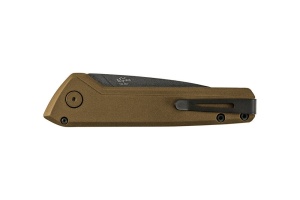 Briceag automat de vanatoare Buck Deploy Auto Sniper 0838BRS1-B, otel S35VN, maner aluminiu, Button Lock - Img 4