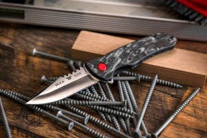Briceag de Buzunar Buck Knives Sprint Classic Carbon Fiber 0841CFS-B - Img 4