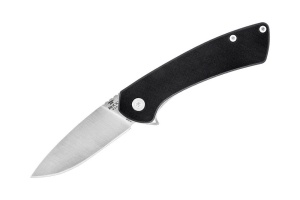 Briceag de buzunar Buck Onset 0040BKS-B, otel S45VN, maner G10 negru si cadru titan, Frame Lock