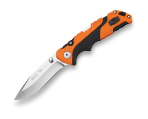 Briceag de vanatoare Buck Pursuit Pro Small 0661ORS-B, otel S35VN, maner Versaflex portocaliu, Lockback