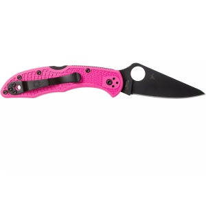 Briceag Delica® 4 FRN roz lama neagra, Spyderco - Img 8