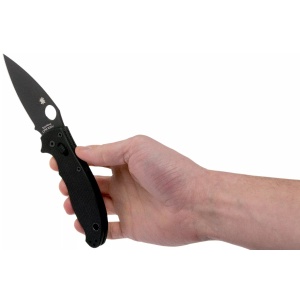 Briceag Manix™ 2 G-10 negru / lama neagra, Spyderco - Img 7