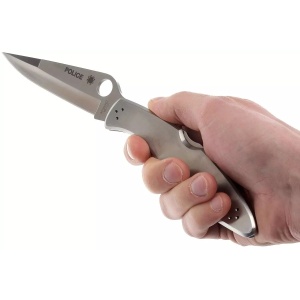 Briceag Police Model™ Stainless, Spyderco - Img 5
