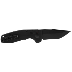 Cutit automat SOG TAC AU Compact Tanto 15-38-09-57, lama Tanto Cryo D2, AU-XR Lock, maner din aluminiu, Tactical EDC Knife