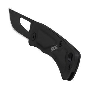 Cutit breloc SOG Centi I CE1002-CP, lama 3Cr13, Slip Joint, maner din otel inoxidabil, Mini EDC Keychain Knife - Img 12