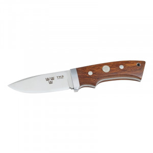Cutit Fallkniven TK5L Tre Kronor Hunter, lama Laminated 3G Powder Steel, maner Desert Ironwood, lama 80 mm - Img 2
