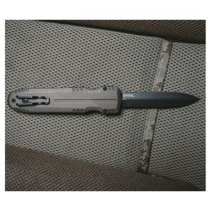 Cutit OTF automat SOG Pentagon OTF FDE 15-61-02-57, lama dubla Cryo CPM S35VN, Dynamic Locking System, Flat Dark Earth, Premium Tactical Knife - Img 9