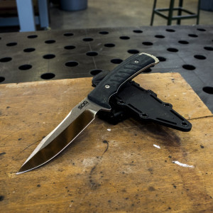Cutit outdoor SOG Pillar USA Made, otel CPM S35VN, lama Clip Point 127 mm - Img 11